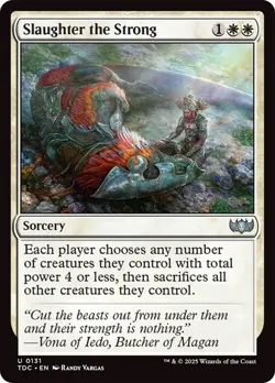 Slaughter the Strong 131 Non-Foil NM MTG Commander: Tarkir Dragonstorm Magic - Image 1