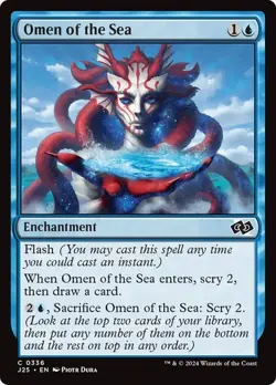 Omen of the Sea 336 Non-Foil NM MTG J25 Magic - Image 1