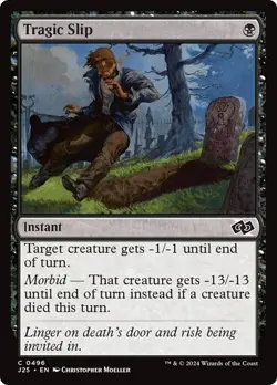 Tragic Slip 496 Non-Foil NM MTG J25 Magic - Image 1