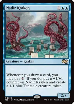 Nadir Kraken 332 Non-Foil NM MTG J25 Magic - Image 1