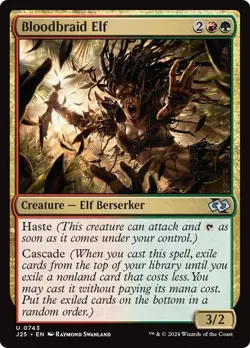 Bloodbraid Elf 743 Non-Foil NM MTG J25 Magic - Image 1