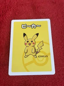Old Maid Japanese Pokemon Center Red Back 2019 Promo Playing Card - Pikachu Nm - Image 1