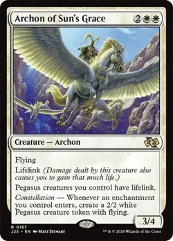 Archon of Sun's Grace 167 Non-Foil NM MTG J25 Magic - Image 1