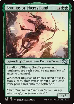 Braulios of Pheres Band (Anime) 51 Non-Foil NM MTG J25 Magic - Image 1
