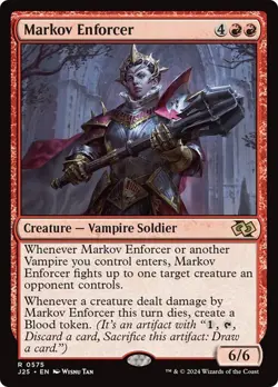 Markov Enforcer 575 Non-Foil NM MTG J25 Magic - Image 1