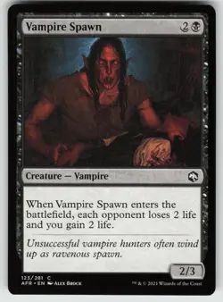 Vampire Spawn 123 Adventures in the Forgotten Realms Magic: The Gathering LP - Image 1