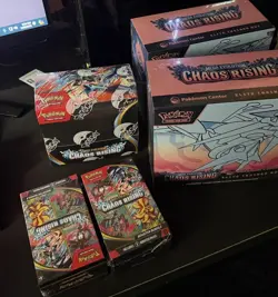 Pokemon Center Chaos Rising 2x PKC ETB, 2x Bundle, 1x Booster Box IN HAND - Image 2