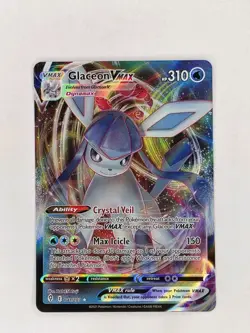 2021 Pokemon Glaceon VMAX Evolving Skies Rare Holo #41/203 Near Mint - Image 1