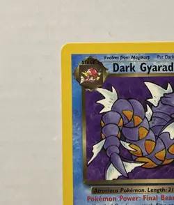 Dark Gyarados 25/82 *LP* Rare Team Rocket Pokemon TCG Card SEE DESCRIPTION 2 - Image 4