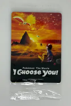 Pokemon the Movie I Choose You Promo Sealed Pack - 3 x Ashs Pickachu Promo Cards - Image 1