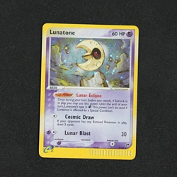 Pokemon Lunatone 8/100 EX Sandstorm Swirl Holo Rare NM-MINT - Image 1