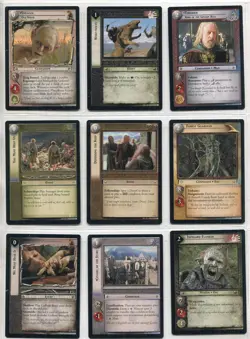 Lord Of The Rings TCG CCG Complete Battle Of Helms Deep 40 Card Common Set - Image 1