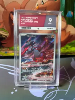 Groudon ACE 9 MINT - 199/182 - Paradox Rift - Illustration Rare Pokemon TCG - Image 1