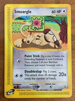 Smeargle Pokemon TCG 109/147 Aquapolis Regular Excellent Played Condition - Image 1