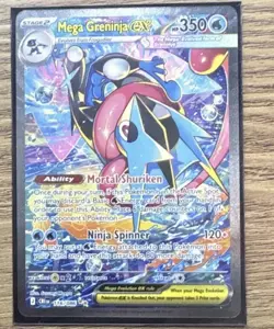 Mega Greninja EX 116/086 XY BREAKthrough Secret Rare Full Art Holo - Image 2