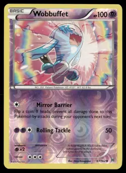 Wobbuffet 67/162 Uncommon BREAKthrough Pokemon Reverse Holo Lightly Played - Image 1