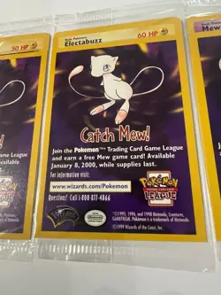 Pokemon First Movie DRAGONITE MEWTWO ELECTABUZZ PIKACHU WB Promo 1999 Sealed - Image 4