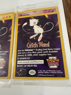 Pokemon First Movie DRAGONITE MEWTWO ELECTABUZZ PIKACHU WB Promo 1999 Sealed - Image 5