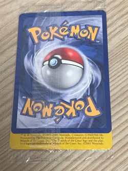 Pokemon ENTEI Black Star Promo 34 Sealed NEO PROMO NEW - Image 2