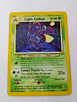 Pokemon TCG Light Ledian Neo Destiny 24 Regular Unlimited Rare - Uncirculated - Image 1