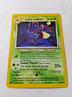 Pokemon TCG Light Ledian Neo Destiny 24 Regular Unlimited Rare - Uncirculated - Image 2