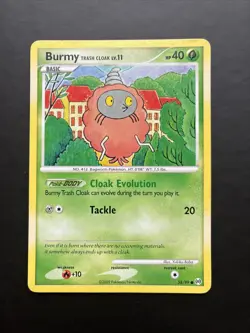 Pokemon TCG Burmy Trash Cloak Platinum Arceus 58/99 MP - Image 1