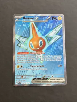 Pokemon TCG Rotom EX 111/094 Phantasmal Flames Full Art NM - Image 1