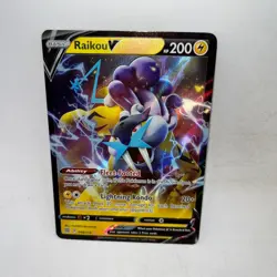Raikou V 048/172 Holo V Rare Brilliant Stars Pokemon Holo Near Mint - Image 1