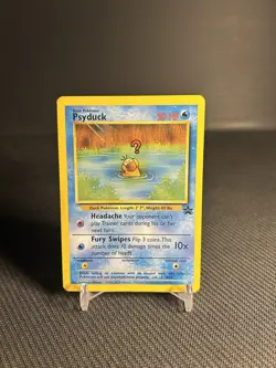 Pokemon TCG Psyduck 20 Wotc Black Star Promo MP - Image 1