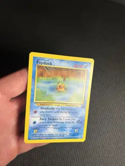 Pokemon TCG Psyduck 20 Wotc Black Star Promo MP - Image 5