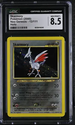 CGC 8.5 Skarmory 2000 Neo Genesis 13/111 Holo Pokemon Card - Image 1