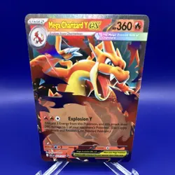 The Pokemon Company Pokemon TCG Mega Charizard Y EX 022/217 Ultra Rare FA Holo - Image 1