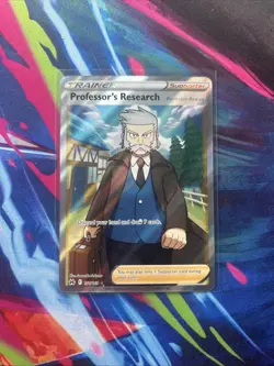 Professor's Research Ultra Rare Full Art 150/159 - Crown Zenith Pokemon TCG NM - Image 1