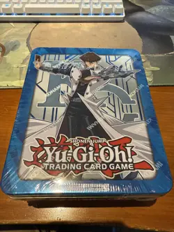 Yugioh Mega Tin 2017 Factory Sealed 1st ED Seto Kaiba - Blue-Eyes White Dragon - Image 1