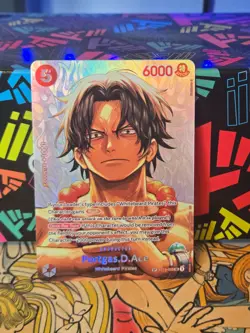 IN HAND! English Portgas D Ace SP ST15-005 One Piece OP-16 TIME OF BATTLE - Image 1