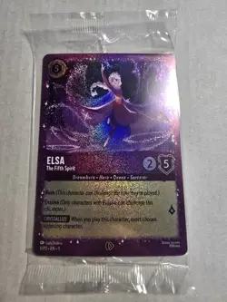 Elsa - The Fifth Spirit 6 Disney Lorcana Promo Cards Holo Glitter Sealed - Image 1