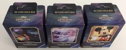 Disney Lorcana First Chapter Elsa, Mickey Mouse, Captain Hook Deck Box Set NEW - Image 2