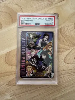 2025 Union Arena Action Point Demon Slayer Hashira #AP03 PSA 10 POP 3 - Image 1