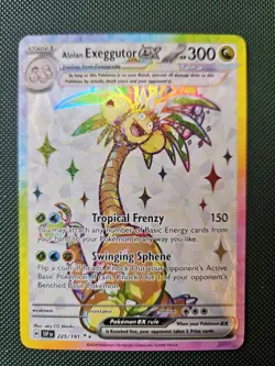 Alolan Exeggutor ex 225/191 Sv08: Surging Sparks Holo Pokemon Card - Image 1