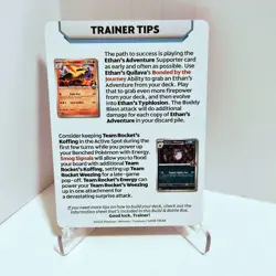 CYNTHIA'S GARCHOMP TRAINER TIPS CARD DESTINED RIVALS BUILD & BATTLE POKEMON TCG - Image 2