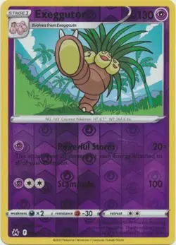 Exeggutor 58/159 Reverse Holo | Crown Zenith | Pokemon Card - Image 1
