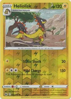 Heliolisk 50/159 Reverse Holo | Crown Zenith | Pokemon Card - Image 1