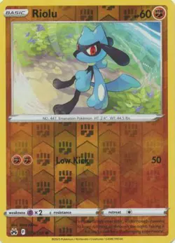 Riolu 71/159 Reverse Holo | Crown Zenith | Pokemon Card - Image 1