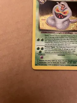 Rare Pokemon Dark Arbok Card 2/82 Near Mint Condition Team Rocket NM HOLO - Image 3