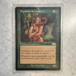 Wizards of the Coast MTG Argothian Enchantress Urza's Saga Rare 1998 #234 - Image 1
