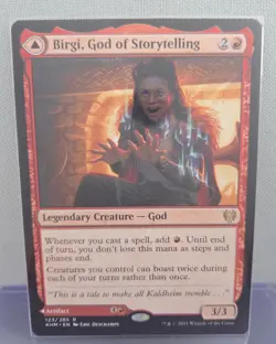 MTG Birgi, God of Storytelling Kaldheim NM #123 - Image 1