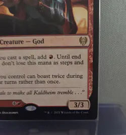 MTG Birgi, God of Storytelling Kaldheim NM #123 - Image 4