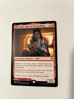 Birgi, God of Storytelling, #123, Regular, Kaldheim. NM. X1 - Image 1