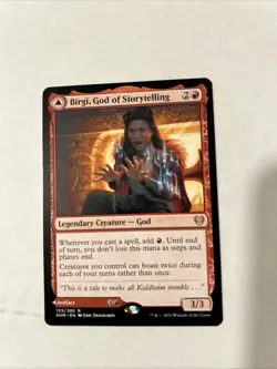 Birgi, God of Storytelling, #123, Regular, Kaldheim. NM. X1 - Image 2