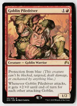 MTG Goblin Piledriver [ORI - 151] LP 7-70 - Image 1